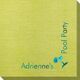 Corner Text with Palm Trees Bamboo Luxe Napkins Image 2 of 2